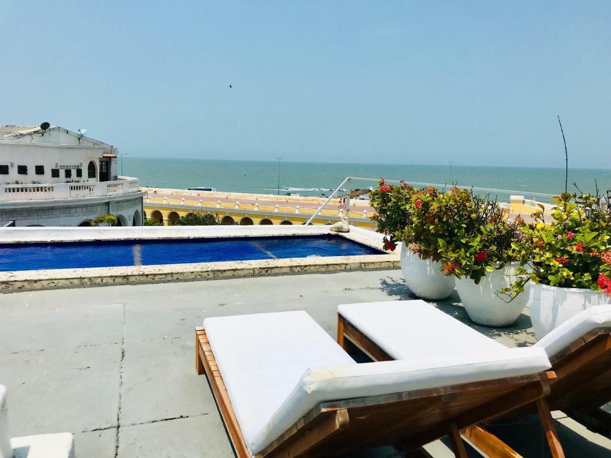 Appartement Penthouse Caribbean View And Private Pool, Cartagène Extérieur photo